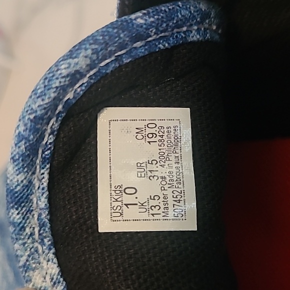 Vans X Cobra Kai Eagle Fang Karate Old Skool Skateboard Sneakers Shoes Kids Sz 1 - Picture 10 of 12